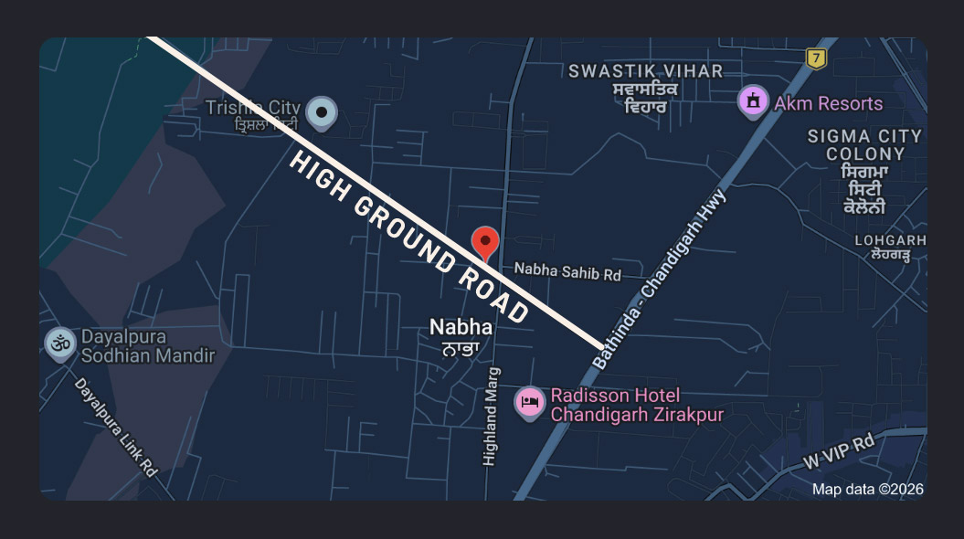 High Ground Road, Zirakpur