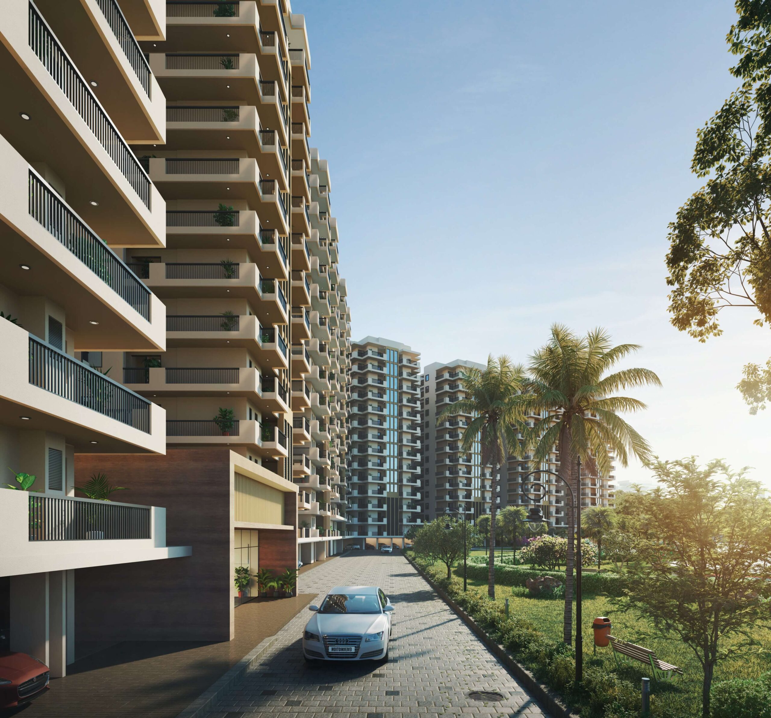 Trishla City green amenity spaces